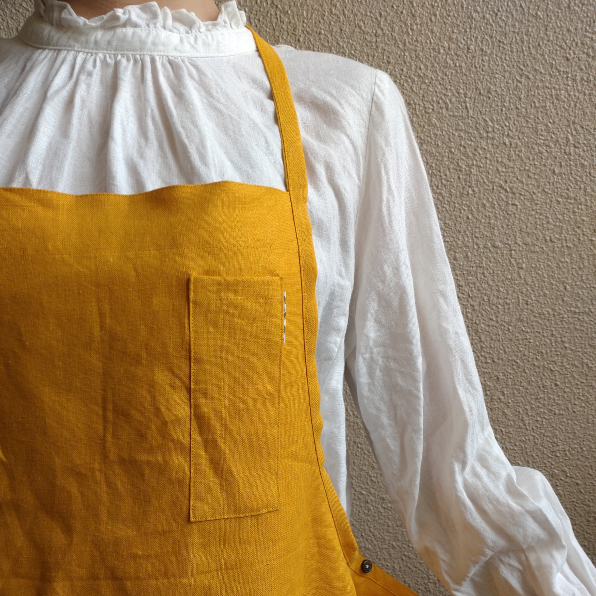 リネン100%☆3wayエプロン