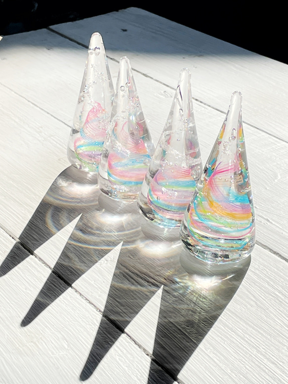 虹色のリングホルダー ＊ご注文前に在庫があるか『質問』でお尋ねください 8枚目の画像