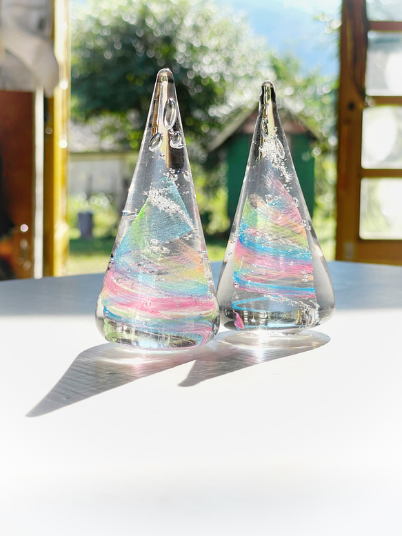 虹色のリングホルダー ＊ご注文前に在庫があるか『質問』でお尋ねください 4枚目の画像