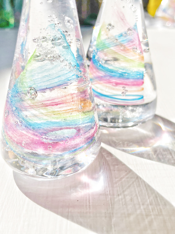 虹色のリングホルダー ＊ご注文前に在庫があるか『質問』でお尋ねください 6枚目の画像