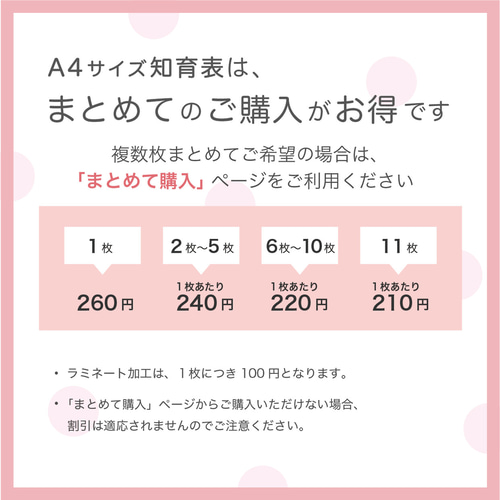 A4-濁音表】あいうえお表 A4サイズ「濁音・半濁音・拗音」知育