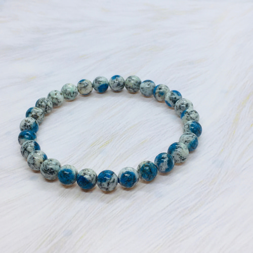 K2ブルーストーン 6㎜ ブレスレット ブレスレット 石コロサプリ 通販