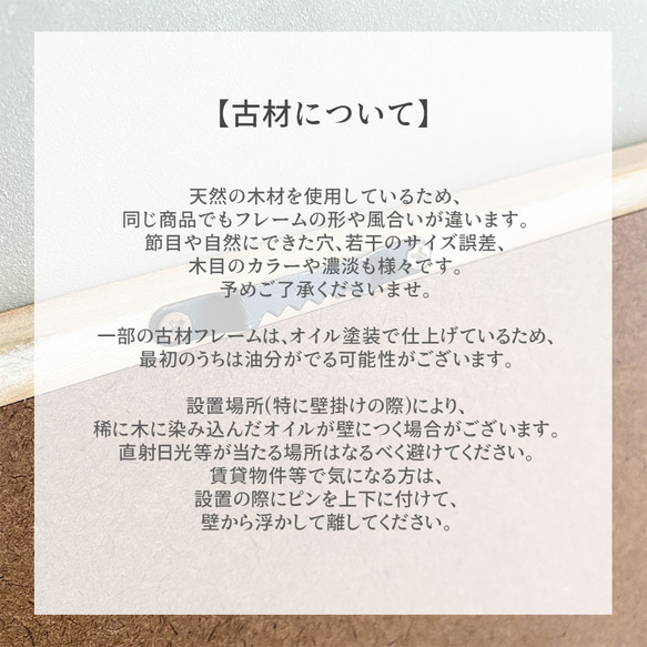 Rhino x Paris 「モノクロアート 動物街」A4 モノトーン ポスター + 古材 フレーム セット 10枚目の画像