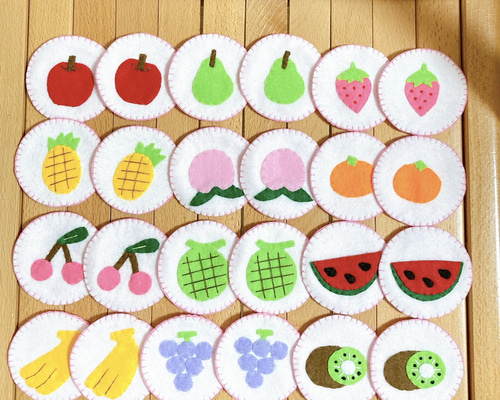 【オーダーページ】フェルト　おままごと　絵あわせ　神経衰弱 bc221651572b5bb306a696bf5454c2