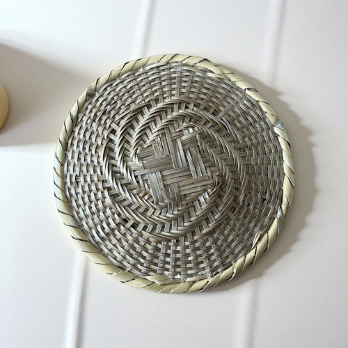 5枚セット】蕎麦ざる 竹ざる 蕎麦皿 手作りそばざる 直径約21cm 戸隠風