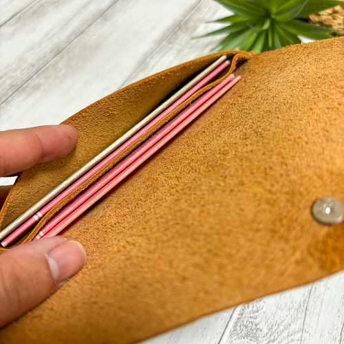 通帳ケース 革 ターコイズ コンチョ キャメル ヴィンテージ レザー