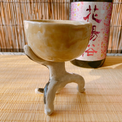 [聖誕禮物] Nekomata 酒杯般的高腳妖怪陶器，以背摔的姿勢掀起怒吼 第5張的照片