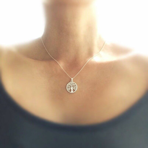 Spoo Design | モチーフ：生命の樹 ケルトの生命の樹ネックレス レディース 925スターリング ケルトの生命の樹ネックレス レディース 925スターリングシルバー 生命の樹 ペンダントネックレス ケルトの生命の木 魔女ジュエリー