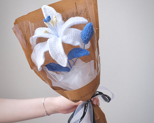 R様 ハンドメイドブーケ おまとめ 楽天市場】ニットフラワーブーケ ハンドメイド 枯れないお花束