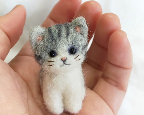 羊毛フェルト リアル猫 ラグドール 観賞用 置物 インテリア