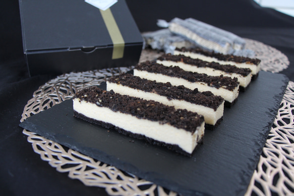 ☆スティックチーズケーキ☆クッキークリーム【ギフトBOX（5本入）】◆誕生日プレゼントや記念日ギフトにも☆ 5枚目の画像