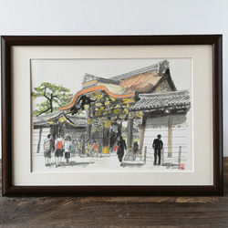 三浦市北条湾( 水彩画 額装済み) 三浦市北条湾( 水彩画 額装済み)