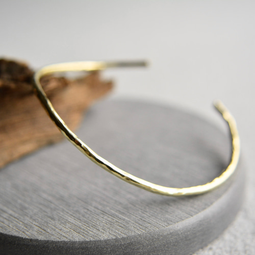 ゴールドシンプルバングル シンプルバングル レディース プレーンバングル 細身 ステンレス