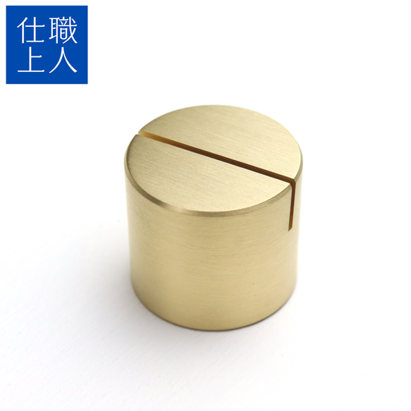 工匠直送黃銅卡座備忘錄架名片夾備忘錄夾名片POP夾黃銅黃銅時尚 第1張的照片