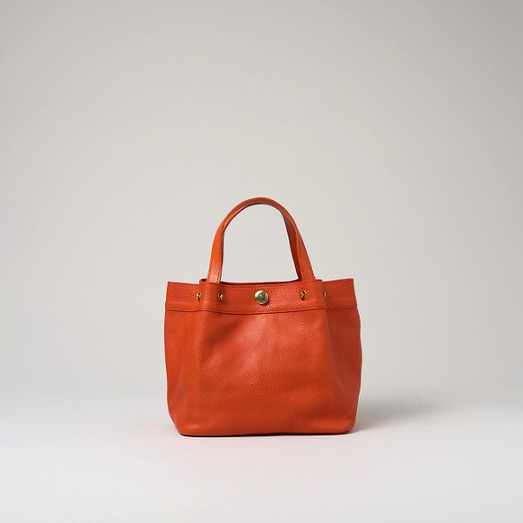 【軽いのに大容量】Arizona Hand Bag / Orange 1枚目の画像