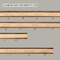 12mm幅首輪　首周り13ｃｍ～30ｃｍまで　1枚革　ネーム刻印 8枚目の画像