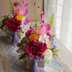 再販　優花（ゆうか）プリザーブドフラワーのお供え花　気温の高くなるこの時期にお仏壇を彩るアレンジメント 5枚目の画像