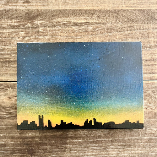 30万円です。星降る夜「絵画原画」 何気ない