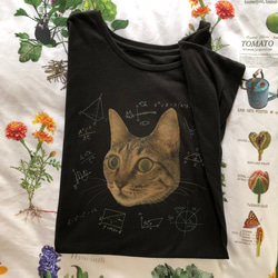 考える時、図書館で学ぶ時のTシャツ。 1枚目の画像