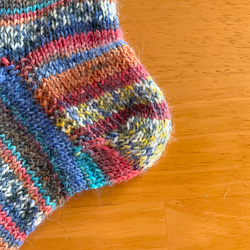 手編みの靴下 3枚目の画像