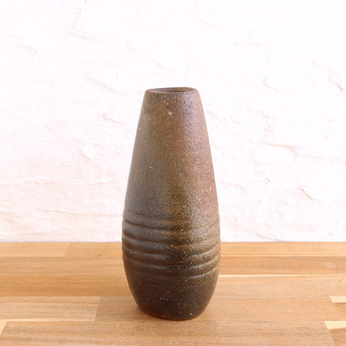 備前焼 三方花入【A】【陶器・花器・フラワーベース】 一輪挿し・花瓶