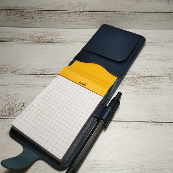 レザー　RHODIA No.11サイズ用カバー 8枚目の画像