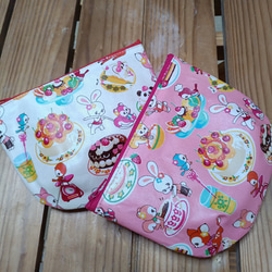 51A-11　はいから横丁♥ファスナーポーチ　レトロアニマル　はいから横町 51A-11 はいから横丁♥ファスナーポーチ レトロアニマル はい