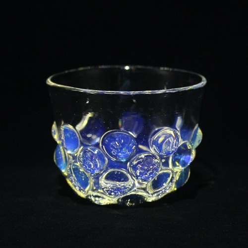 耐熱ガラス 水玉銀河ぐい呑 『日本の夏2025』 おちょこ・ぐい呑み