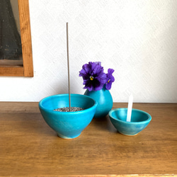 K 花瓶 ターコイズブルー 一輪挿し・花瓶・花器 mayumi 通販 14169101