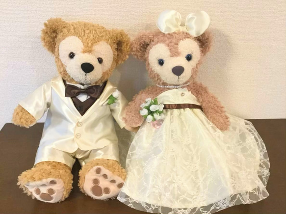アンティークカラー＊ダッフィー＆シェリーメイ ウェディング