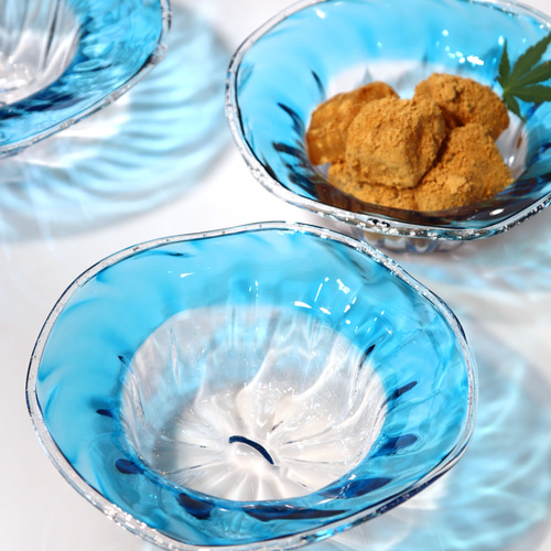 保障できる 新作「銀彩朝顔小鉢」あさがお 花の器 デザート皿 カフェタイム 工芸品