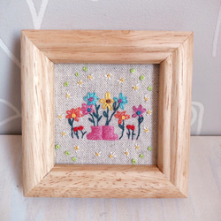 刺繍フレーム 紫陽花（あじさい）壁飾り その他インテリア雑貨 刺繍屋