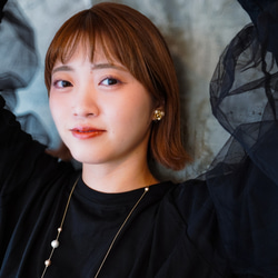 棉珍珠長項鍊 第5張的照片