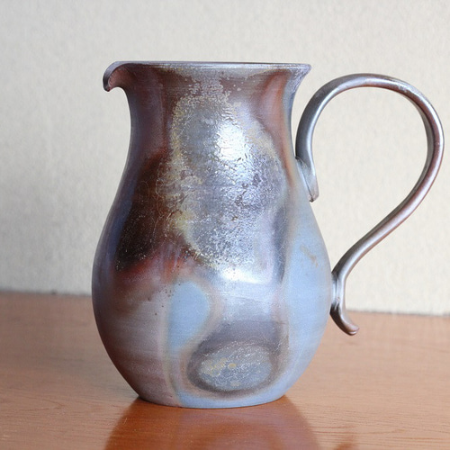 備前焼のピッチャー、水差、花瓶（渋め） その他キッチン小物 備前焼