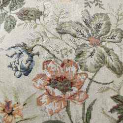 [再入荷] ゴブラン織 クラシック 花柄 クッションカバー 45×45㎝ ファスナー付 [ボタニカル] 6枚目の画像