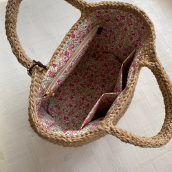 【再販】受注制作　麻紐バッグ 9枚目の画像