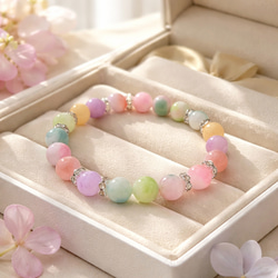 天然石 ブレスレット レディース 『恋愛成就＊幸運＊健康』キャンディ