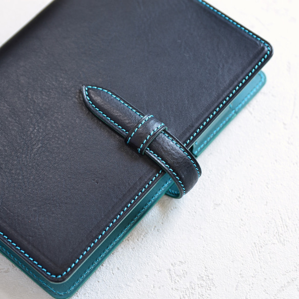 バイブルサイズシステム手帳（パターンオーダー）　イタリアンレザー 