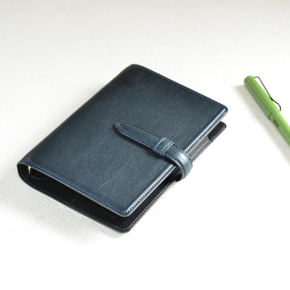 バイブルサイズシステム手帳（パターンオーダー）　イタリアンレザー 