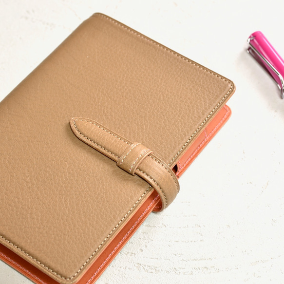 バイブルサイズシステム手帳（パターンオーダー）　イタリアンレザー 