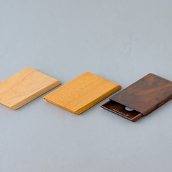 【木製】『カードケース』　NC加工技術を駆使した精密なスライド機構 6枚目の画像