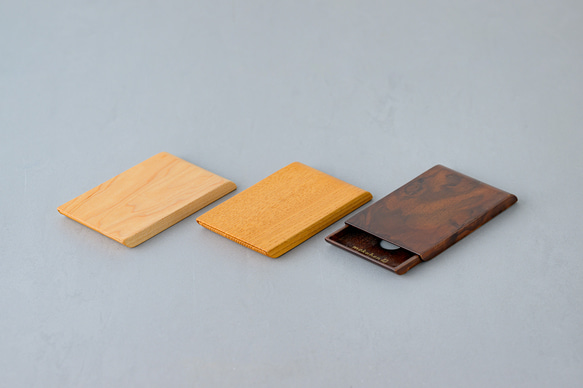 【木製】『カードケース』　NC加工技術を駆使した精密なスライド機構 6枚目の画像