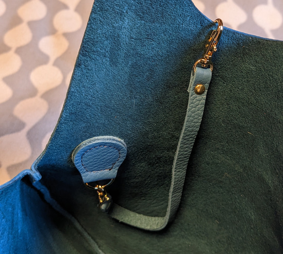 カラーオーダー可 革の袋・トリヨン有機デザインのバッグ　NEW！ 5枚目の画像