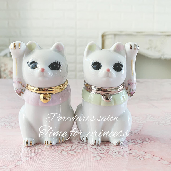 ◇石材 招き猫 置物 猫の置物 千客万来 招き猫御影石 高さ47㎝ 石材技能