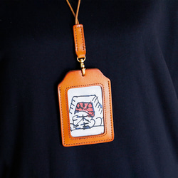 訳あり未使用✨ポーター✨名刺入れ✨カードケース✨オレンジ✨牛革✨定価2.4万円 訳あり未使用✨ポーター✨名刺入れ✨カードケース✨オレンジ✨牛革