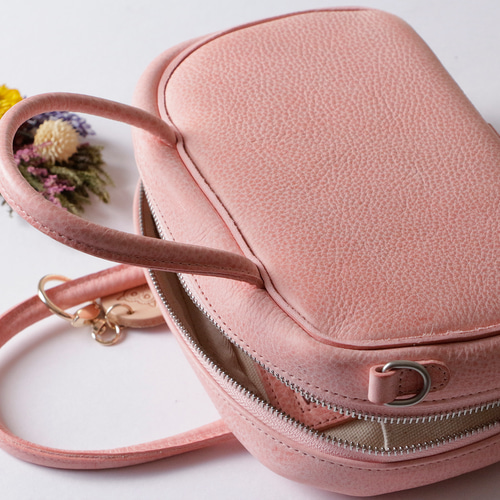 持ち歩ける小さな箱型鞄・2wayハンドバッグショルダーバッグ斜め掛け