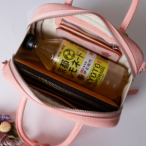 持ち歩ける小さな箱型鞄・2wayハンドバッグショルダーバッグ斜め掛け