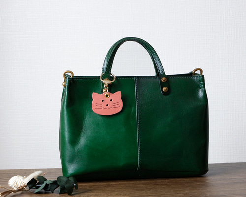 新作2way植タンニン鞣し牛革ハンドバッグ斜め掛けショルダー通勤