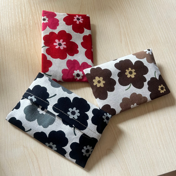 ポケット付きが便利な ポケットティッシュケース ポケットティッシュ