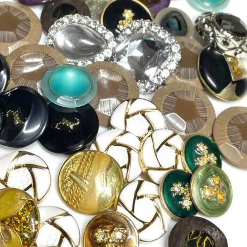 ボタン【福袋】アンティークボタン ヴィンテージボタン 詰め合わせ